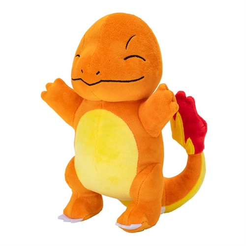 Pokémon Plushie - Charmander 20 cm Smilende - Pokemon Legetøj